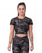 Заказать Nebbia Футболка укороченная Crop top Active 568 (Black)