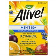 Заказать Nature's Way Alive! Mens 50+ Complete Multivitamin 50 жев таб